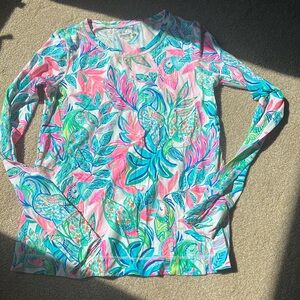 Lilly Pulitzer luxletic rash guard. Small. Like new.